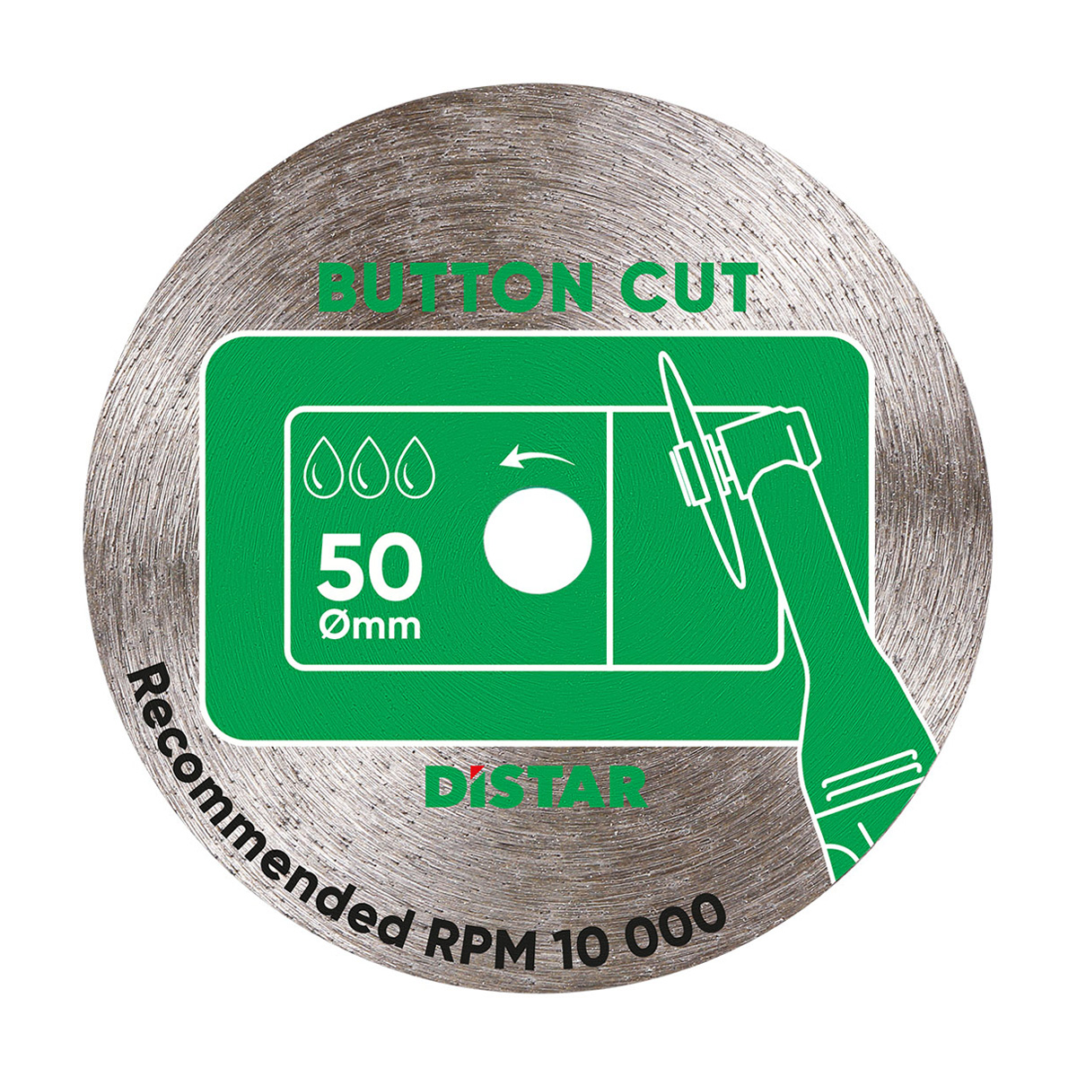 Diamond cutting blade Distar 50x0,8x5,8 ButtonCut
