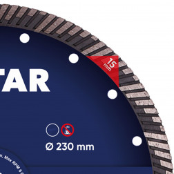 Diamentowa tarcza Turbo 232 Super Max