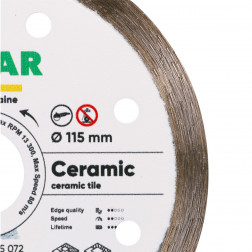 Tarcza diamentowa tnąca 1A1R 115 Ceramic