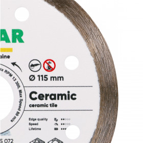 Tarcza diamentowa tnąca 1A1R 115 Ceramic, Distar №2