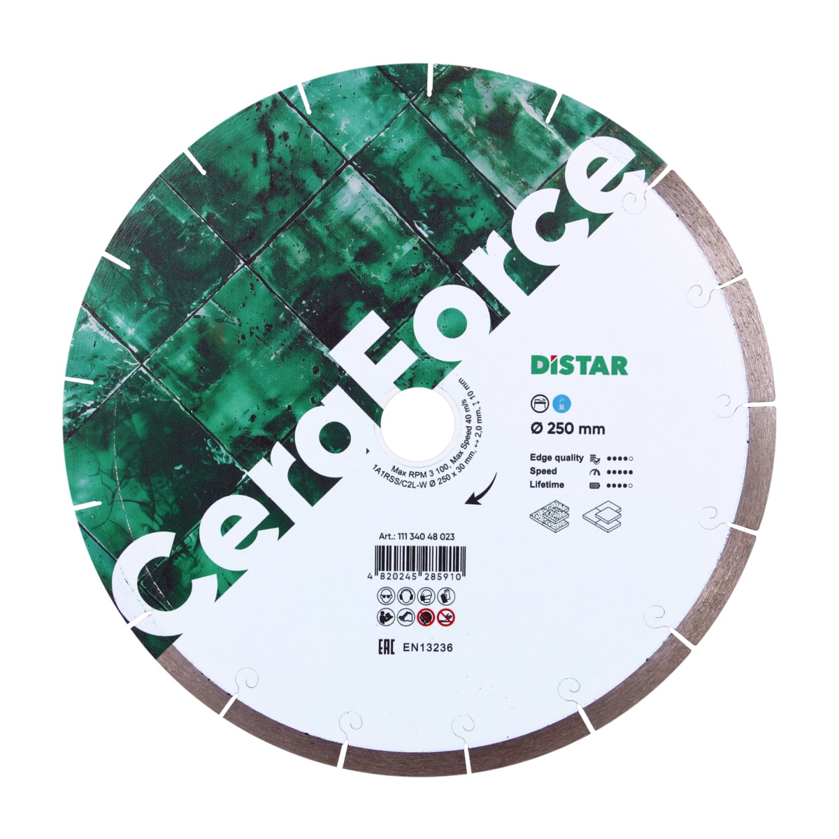 Diamond cutting blade 1A1RSS 250x30 CeraForce