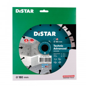 Diamentowa tarcza tnąca 1A1RSS 180 Technic Advanced №3 Diamentowa tarcza tnąca 1A1RSS 180 Technic Advanced, Distar №3