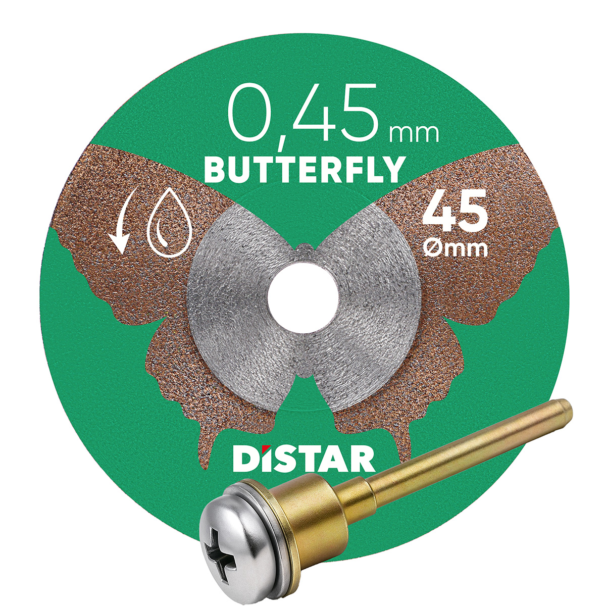 Diamentowa tarcza tnąca Distar 45x0,45x5,8H/3,2-3,0F Butterfly