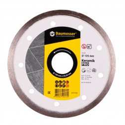 Diamond cutting blade 1A1R 125 Keramik, Baumesser №1