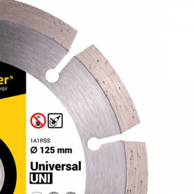 Круг алмазный отрезной 1A1RSS 125x22,23 Baumesser Universal, Baumesser №3