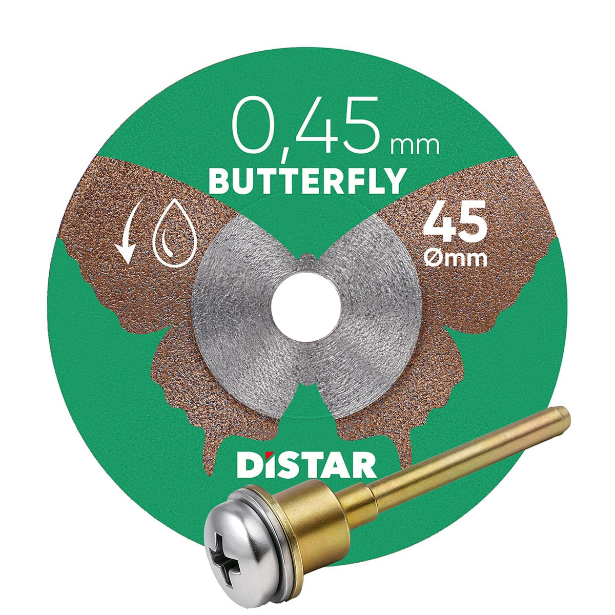 Diamentowa tarcza tnąca Distar 45x0,45x5,8H/3,2-3,0F Butterfly