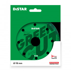 Diamond cutting blade 1A1R 115x22,23 Green Cut №2 Diamond cutting blade 1A1R 115x22,23 Green Cut, Distar №2