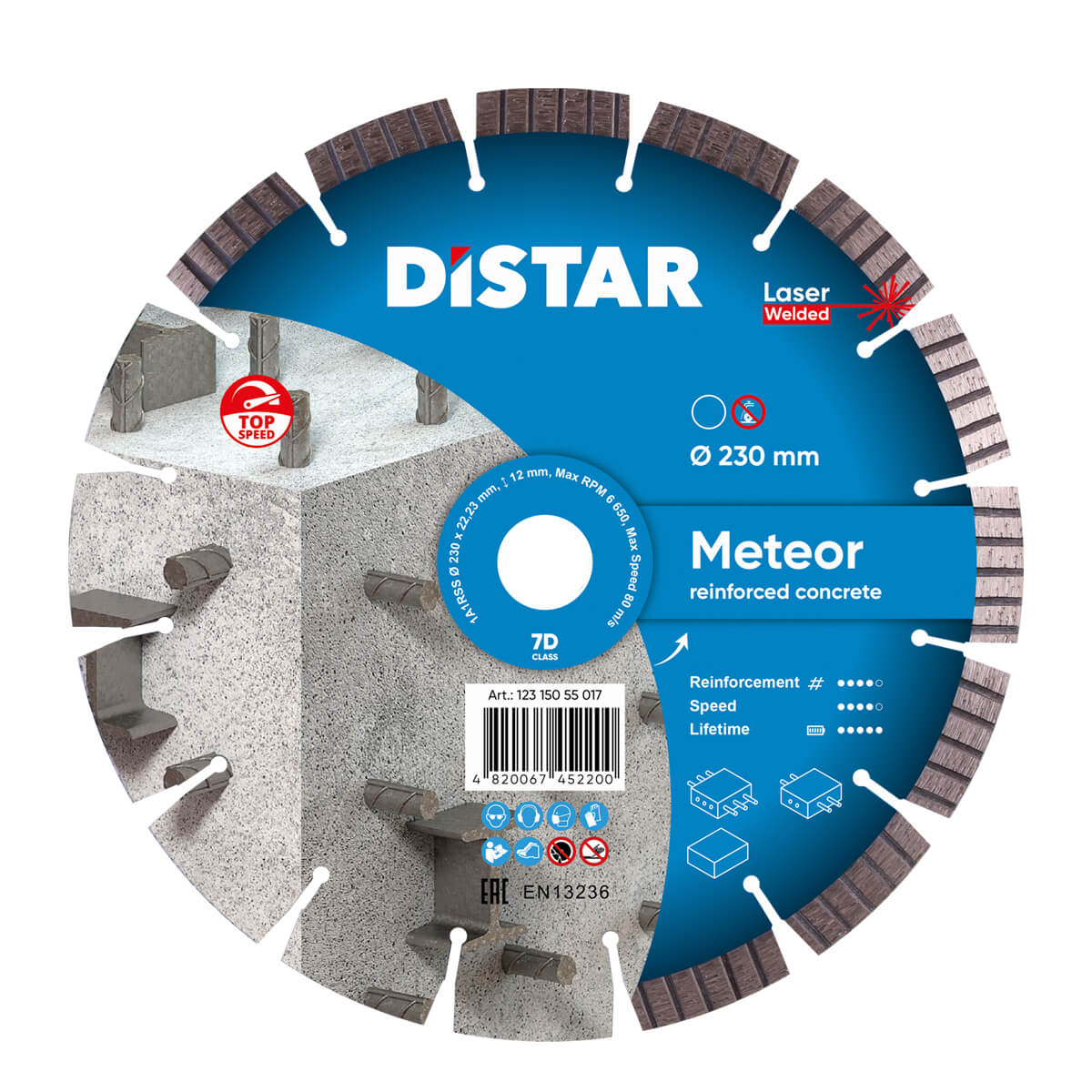 Diamond cutting blade 1A1RSS 230 Meteor