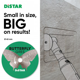 Diamond cutting blade Distar 45x0,6x5,8 Butterfly, Distar №6