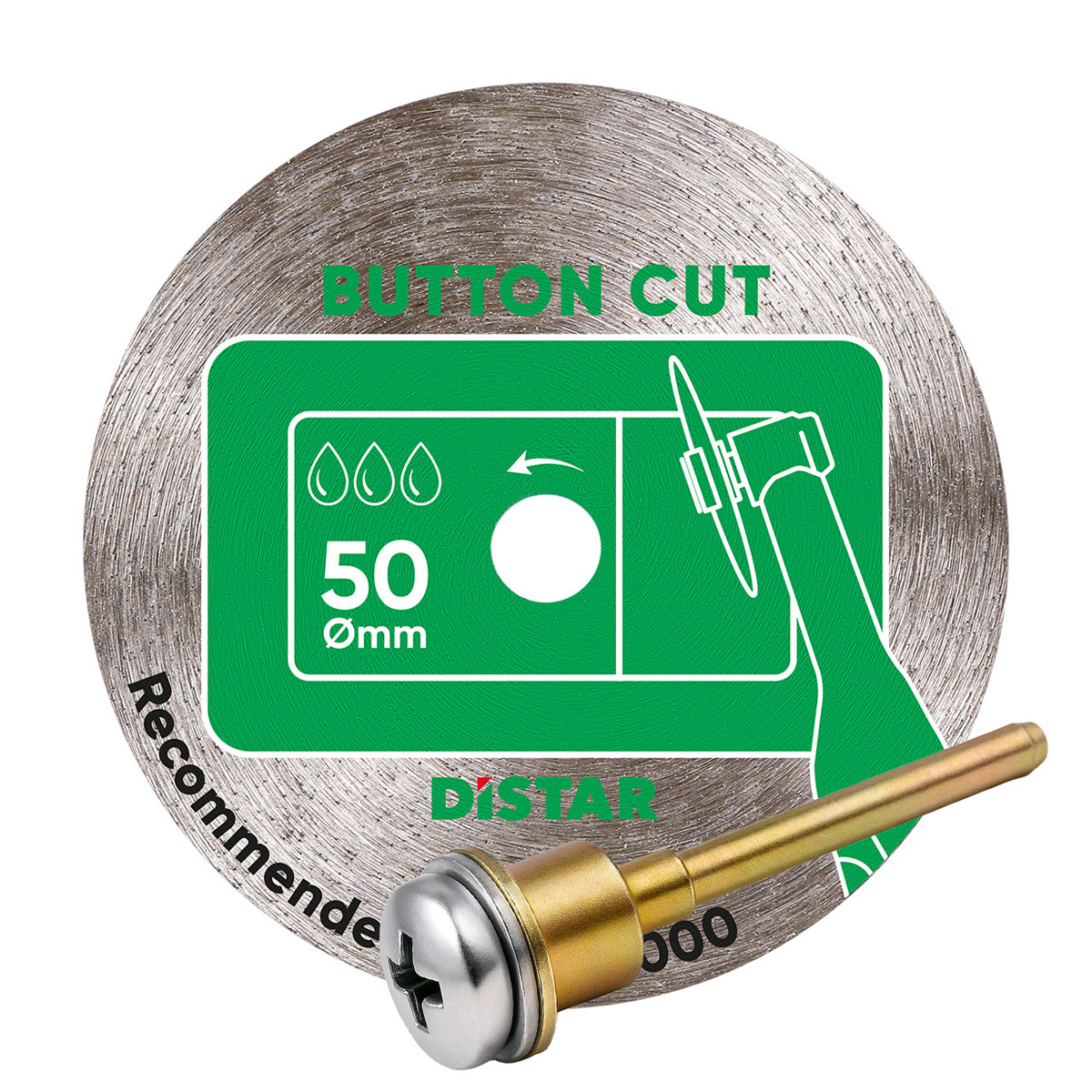 Diamond cutting blade Distar 50x0,8F ButtonCut