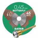 Diamond cutting blade Distar 45x0,45x5,8H/3,2-3,0F Butterfly №1 Diamond cutting blade Distar 45x0,45x5,8H/3,2-3,0F Butterfly, Distar №1