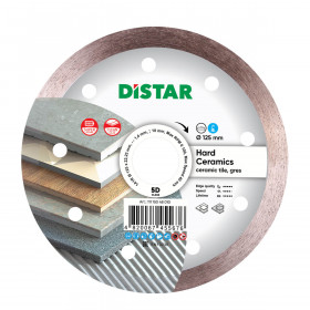 Diamentowa tarcza tnąca 1A1R 125 Hard ceramics, Distar №1