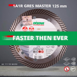 Diamond cutting blade 1A1R 125 Gres Master
