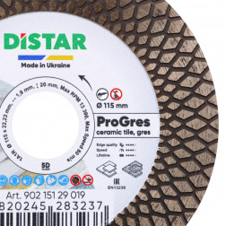 Diamond cutting blade 1A1R 115x1,9x8/20x22,23 PRO Gres