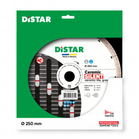 Diamond cutting blade 1A1R 250x25,4 Ceramic Silent №4 Diamond cutting blade 1A1R 250x25,4 Ceramic Silent, Distar №4