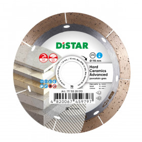 Diamentowa tarcza tnąca 1A1R 115 Hard ceramics Advanced, Distar №1