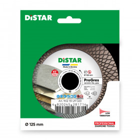 Diamond cutting blade 1A1R 125 PRO Gres №5 Diamond cutting blade 1A1R 125 PRO Gres, Distar №5