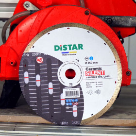 Diamond cutting blade 1A1R 250x25,4 Ceramic Silent №5 Diamond cutting blade 1A1R 250x25,4 Ceramic Silent, Distar №5
