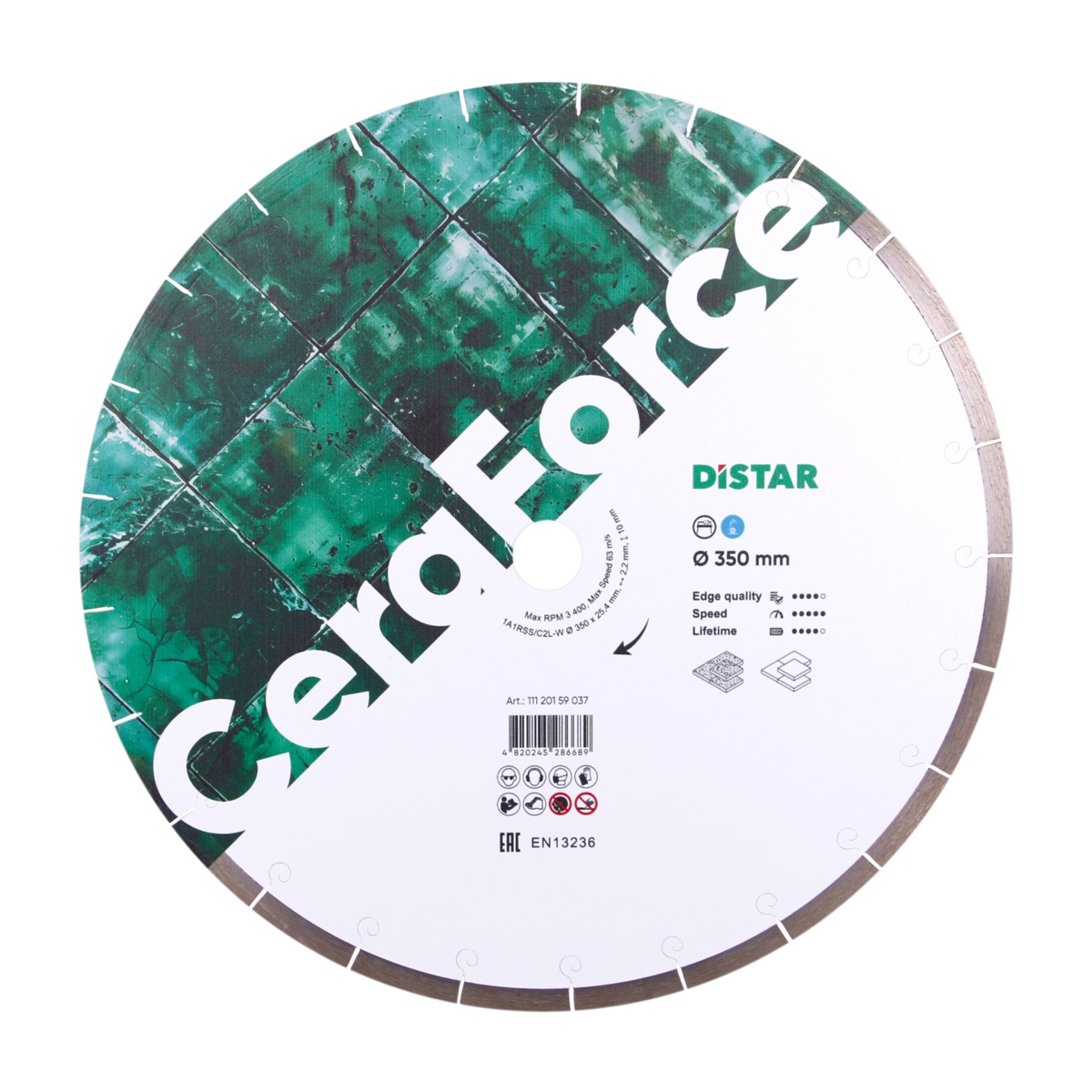 Diamond cutting blade 1A1RSS 350x25,4 CeraForce