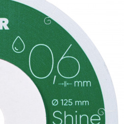 Diamentowa tarcza tnąca 1A1R 125x0,6x22,23 Shine