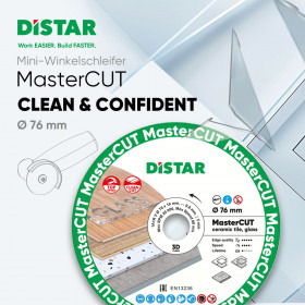 Diamond cutting blade 1A1R V 76x1/0,8x5x10 MasterCUT, Distar №6
