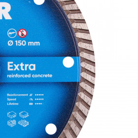 Diamond cutting blade Turbo 150 Extra №3 Diamond cutting blade Turbo 150 Extra, Distar №3