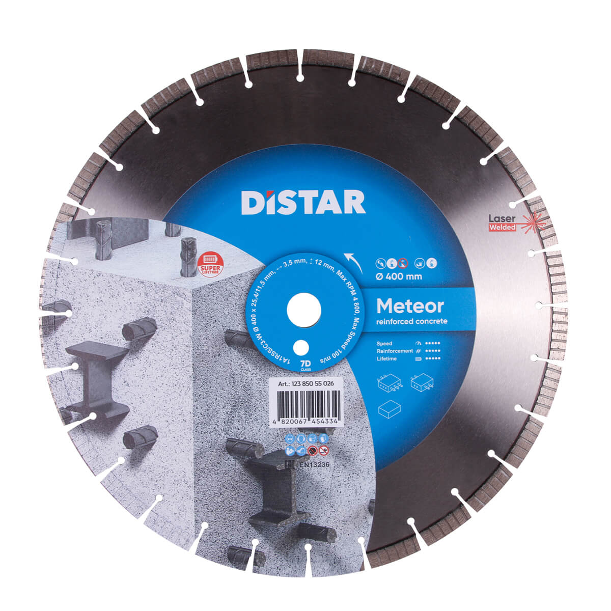 Diamond cutting blade 1A1RSS 400 Meteor